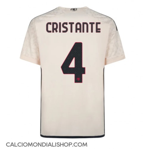Maglie da calcio AS Roma Bryan Cristante #4 Seconda Maglia 2023-24 Manica Corta